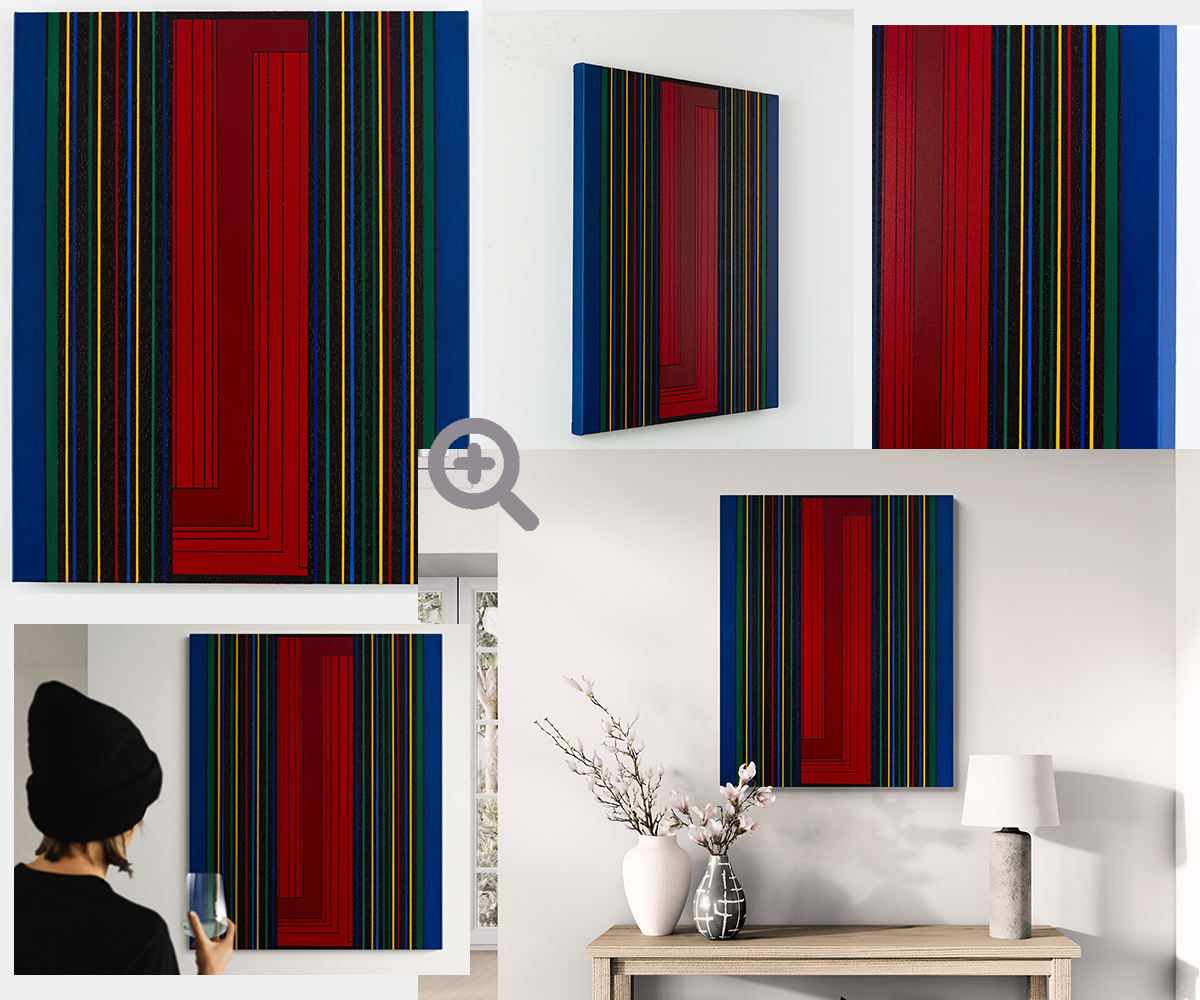 Gemaelde: Farbfeld minimalistisch KH#342